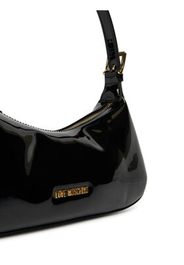 Love Moschino - LOVE MOSCHINO Torebka JC4390PP0OKE2000 Czarny. Kolor: czarny. Materiał: skórzane