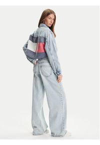 Tommy Jeans Kurtka jeansowa DW0DW21063 Niebieski Relaxed Fit. Kolor: niebieski. Materiał: bawełna #4