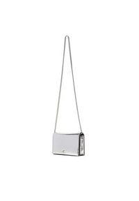 Calvin Klein Torebka Ck Metallic Wallet On Chain LV04F3320G Srebrny. Kolor: srebrny. Materiał: skórzane #4