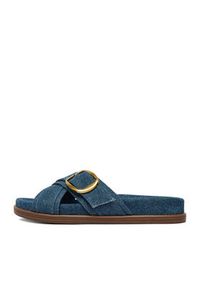 Guess Jeans Klapki CEO-HY1001-6 Niebieski. Kolor: niebieski. Materiał: materiał #3