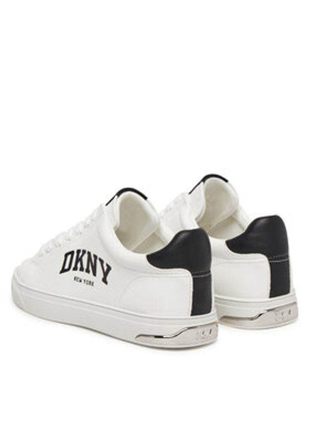 DKNY Sneakersy Alaire K2435318 Biały. Kolor: biały. Materiał: skóra