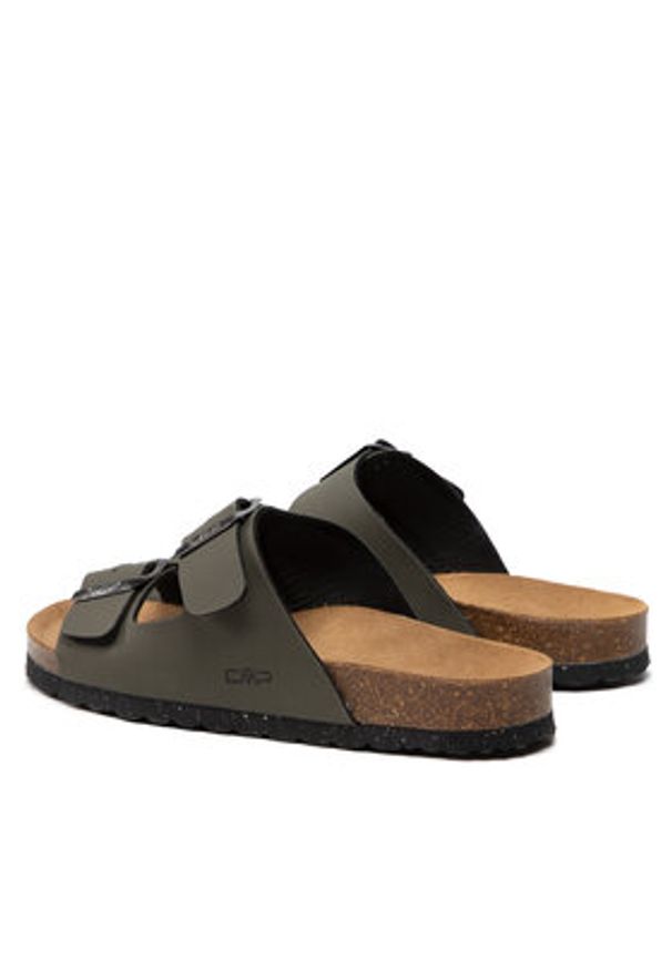 CMP Klapki Eco Thalitha Silpper 3Q91017 Zielony. Kolor: zielony. Materiał: skóra