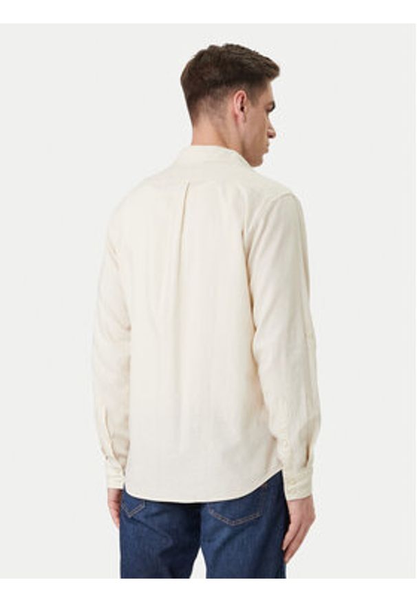 Guess Koszula F6GH06 WG3L0 Beżowy Regular Fit. Kolor: beżowy. Materiał: wiskoza