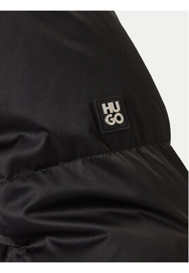 Hugo - HUGO Kurtka puchowa Melmus 2541 50549098 Czarny Regular Fit. Kolor: czarny. Materiał: syntetyk
