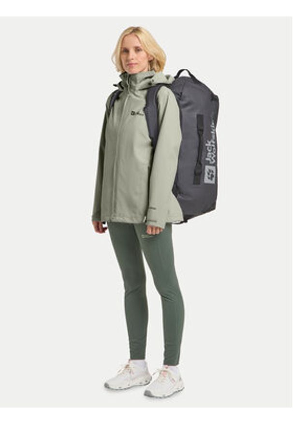 Jack Wolfskin Kurtka outdoor Trailtime 2l A63902 Zielony Regular Fit. Kolor: zielony. Materiał: syntetyk. Sport: outdoor