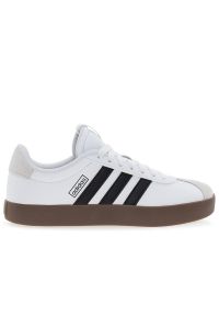 Adidas - Buty adidas VL Court 3.0 ID8797 - białe. Kolor: biały. Materiał: guma, syntetyk, skóra. Szerokość cholewki: normalna. Wzór: aplikacja