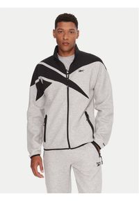 Reebok Bluza RK25142CCM Szary Regular Fit. Kolor: szary. Materiał: syntetyk