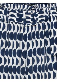 Olsen Spodnie materiałowe 14002153 Granatowy Relaxed Fit. Kolor: niebieski. Materiał: wiskoza