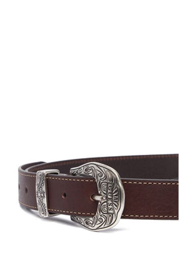 Guess Pasek BW9482 P6330 Brązowy. Kolor: brązowy. Materiał: skóra