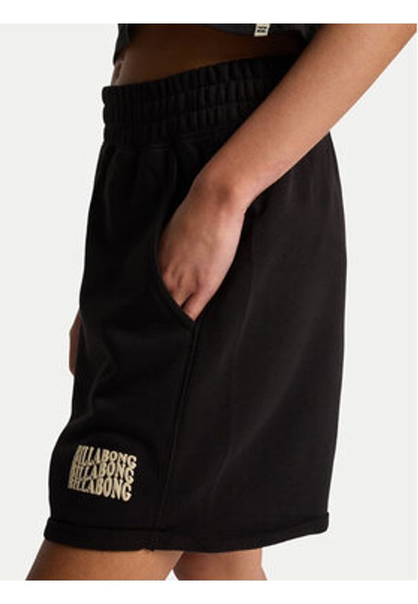 Billabong Szorty sportowe So Typical EBJFB03004 Czarny Loose Fit. Kolor: czarny. Materiał: bawełna