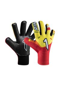 RINAT - Dziecięce rękawice bramkarskie Rinat Nkam AS. Kolor: czerwony, wielokolorowy, żółty. Sport: piłka nożna