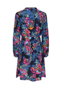 YAS Sukienka koszulowa 26030728 Kolorowy Regular Fit. Materiał: wiskoza. Wzór: kolorowy. Typ sukienki: koszulowe