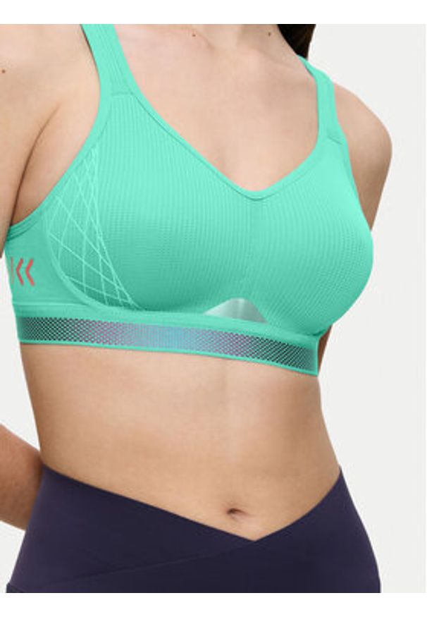 Triumph Biustonosz sportowy Triaction Cardio Flow 10205923 Zielony. Kolor: zielony. Materiał: syntetyk