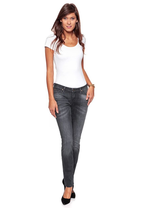 Lee - SPODNIE DAMSKIE LEE Emlyn Dark Grey L370GZKU