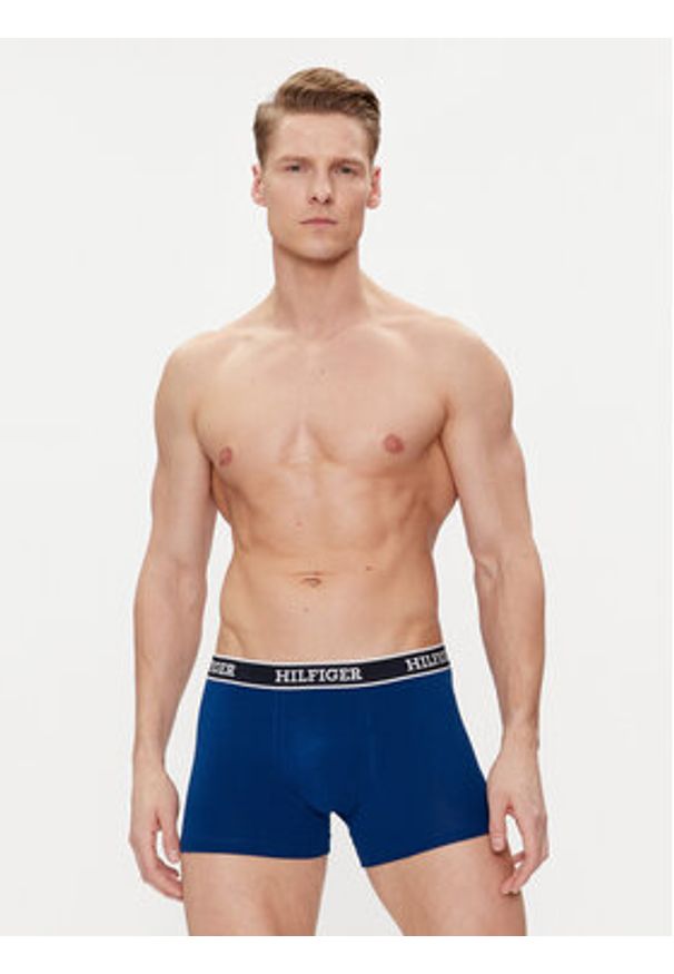 TOMMY HILFIGER - Tommy Hilfiger Komplet 3 par bokserek UM0UM03185 Kolorowy. Materiał: bawełna. Wzór: kolorowy