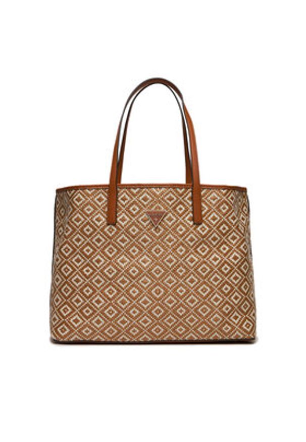 Guess Torebka Vikky HWWR93 18290 Beżowy. Kolor: beżowy. Materiał: skórzane