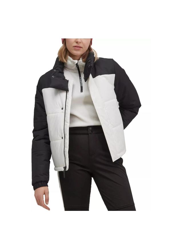 Kurtka damska Street O'Neill Lw Misty. Kolor: czarny, wielokolorowy, biały. Materiał: włókno. Sezon: zima. Sport: narciarstwo