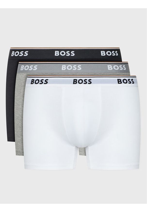 BOSS - Boss Komplet 3 par bokserek Power 50475282 Kolorowy. Materiał: bawełna. Wzór: kolorowy