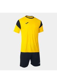Zestaw piłkarski dla chłopców Joma Phoenix. Kolor: czarny, wielokolorowy, żółty. Materiał: dresówka. Sport: piłka nożna