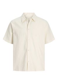 Jack & Jones Koszula Montauk 12293555 Kremowy Relaxed Fit. Kolor: kremowy. Materiał: bawełna #1