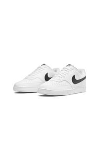Buty męskie sportowe do chodzenia Nike COURT VISION LO NN. Kolor: czarny, biały, wielokolorowy. Materiał: syntetyk, tkanina, materiał. Szerokość cholewki: normalna. Model: Nike Court. Sport: turystyka piesza #2