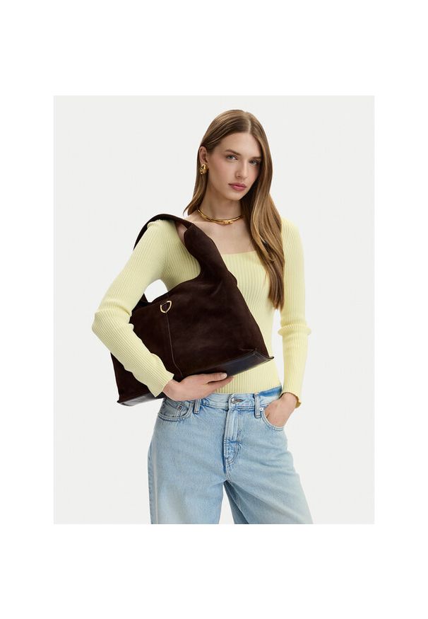 Torebka Blauer. Kolor: brązowy