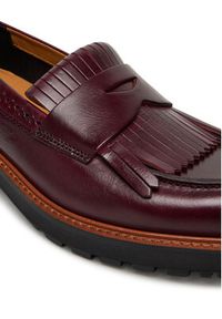 ecco - ECCO Mokasyny 23285361291 Bordowy. Kolor: czerwony. Materiał: skóra #4