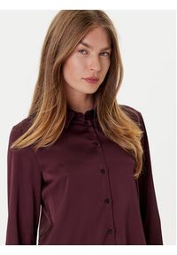 Marella Koszula Naples 2525116051 Bordowy Regular Fit. Kolor: czerwony. Materiał: syntetyk #5