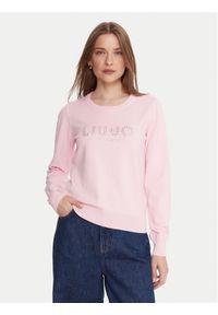 Liu Jo Sweter TF5248 MS63L Różowy Regular Fit. Kolor: różowy. Materiał: syntetyk