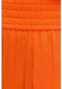 Birgitte Herskind spodnie damskie kolor pomarańczowy proste high waist. Okazja: na co dzień. Stan: podwyższony. Kolor: pomarańczowy. Materiał: tkanina, guma. Styl: casual #3