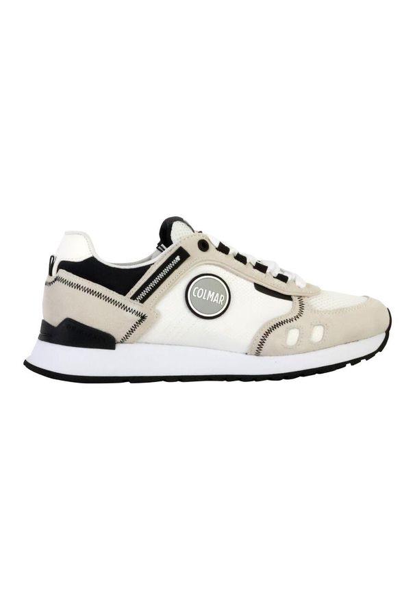 Buty do chodzenia męskie Colmar Travis Sport Bold 2024. Kolor: biały. Materiał: skóra. Sport: turystyka piesza