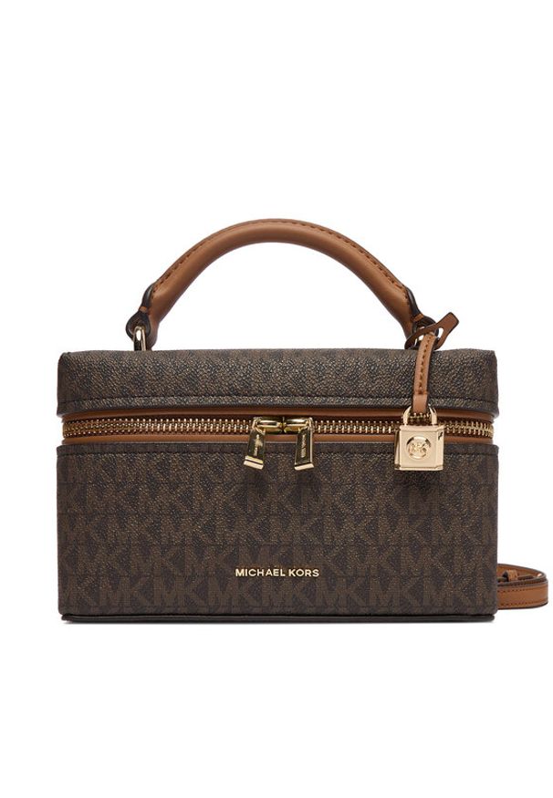 MICHAEL Michael Kors Torebka 32F5GQ1C0B Brązowy. Kolor: brązowy. Materiał: skórzane