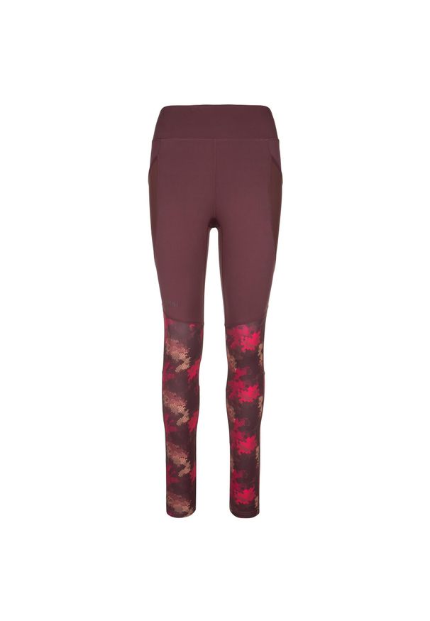 Damskie legginsy fitness Kilpi LIGANO-W. Kolor: czerwony. Sport: fitness