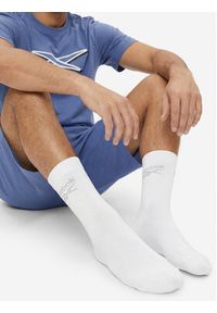 Reebok Skarpety długie R0367-SS24 (3-pack) Biały. Kolor: biały. Materiał: materiał #4