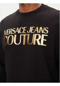 Versace Jeans Couture Bluza 76GAIT00 Czarny Regular Fit. Kolor: czarny. Materiał: bawełna
