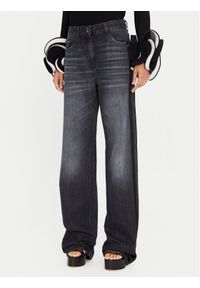 Elisabetta Franchi Jeansy PJ-76I-46E2-V320 Czarny Regular Fit. Kolor: czarny