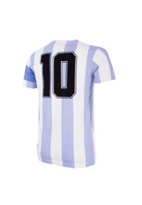 COPA FOOTBALL - Koszulka dla dorosłych - Argentina Capitano - Biała. Kolor: biały. Sport: piłka nożna