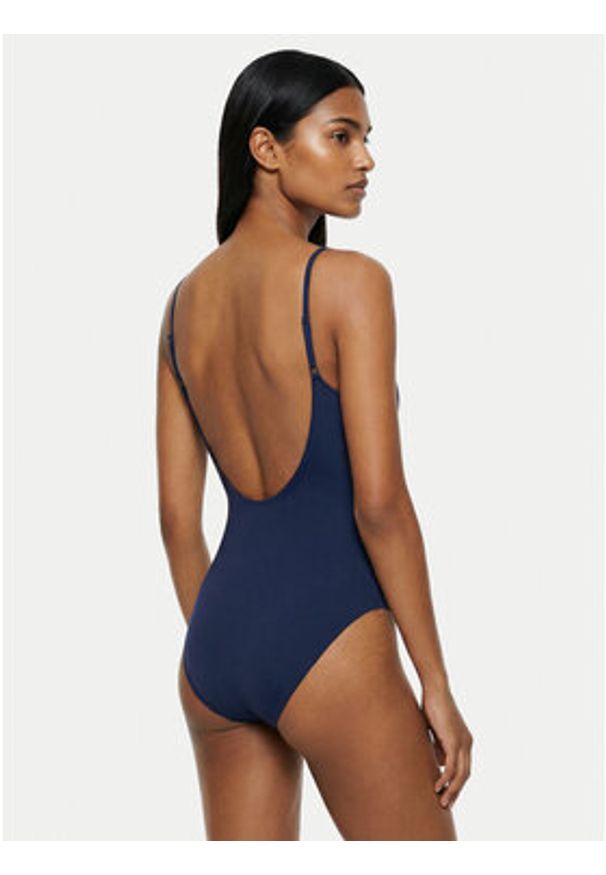 Polo Ralph Lauren Strój kąpielowy 21654304 Granatowy. Kolor: niebieski. Materiał: syntetyk