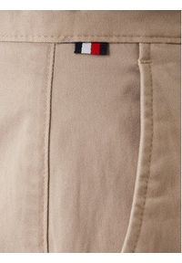 TOMMY HILFIGER - Tommy Hilfiger Chinosy Denton Essential MW0MW40262 Beżowy Straight Fit. Kolor: beżowy. Materiał: bawełna #2