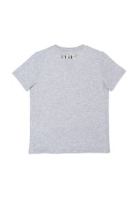 Kenzo kids - KENZO KIDS - T-shirt dziecięcy. Okazja: na co dzień. Kolor: szary. Materiał: bawełna, dzianina. Wzór: nadruk. Styl: casual #3