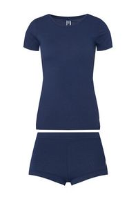 Polo Ralph Lauren Piżama 4P0719 Granatowy Regular Fit. Kolor: niebieski. Materiał: bawełna #9