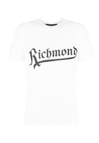 John Richmond T-Shirt | RMA22091TS | Mężczyzna | Biały. Okazja: na co dzień. Kolor: biały. Materiał: bawełna. Długość rękawa: krótki rękaw. Długość: krótkie. Wzór: nadruk. Styl: casual #11