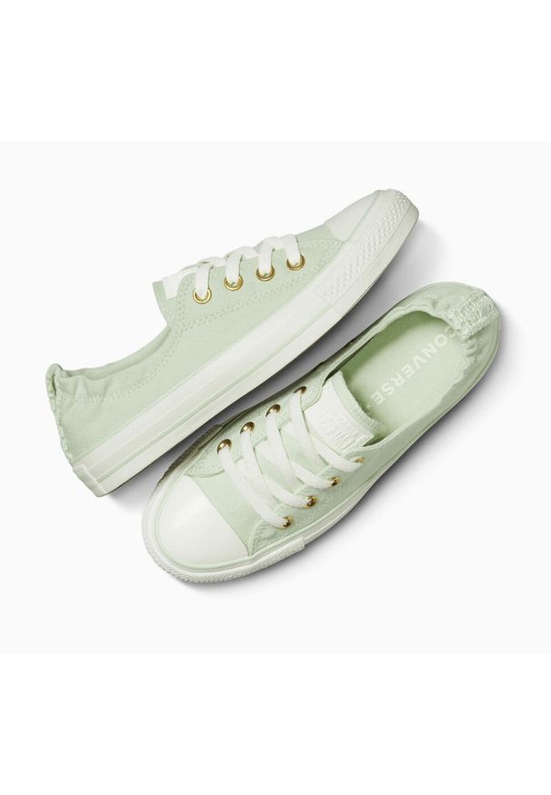 Buty sportowe Converse Chuck Taylor All Star Shoreline Gold. Kolor: zielony. Materiał: materiał. Model: Converse All Star