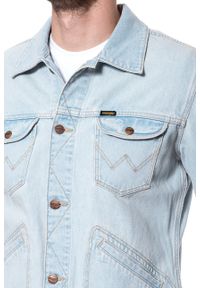 Wrangler - KURTKA JEANSOWA WRANGLER 124MJ BLUE RHAPSODY W4MJUG13I. Materiał: jeans #5