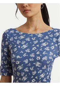 Lauren Ralph Lauren - LAUREN RALPH LAUREN Bluzka 200976991001 Niebieski Slim Fit. Kolor: niebieski. Materiał: bawełna #3