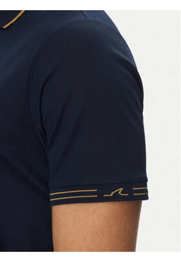 PAUL & SHARK - Paul&Shark Polo 25411236 Granatowy Regular Fit. Typ kołnierza: polo. Kolor: niebieski. Materiał: bawełna