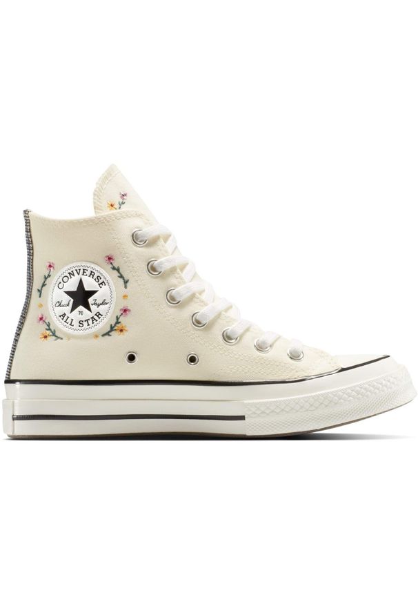 Buty sportowe Converse Chuck 70. Kolor: beżowy. Materiał: materiał. Sport: fitness