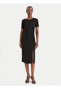 Patrizia Pepe Sukienka koktajlowa 8A1596/A701-K103 Czarny Regular Fit. Kolor: czarny. Materiał: syntetyk. Styl: wizytowy #1