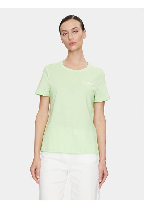 Vero Moda T-Shirt Odessa 10308688 Zielony Regular Fit. Kolor: zielony. Materiał: bawełna