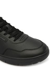 TOMMY HILFIGER - Tommy Hilfiger Sneakersy Th Basket Core Lite Lth FM0FM05713 Czarny. Kolor: czarny. Materiał: skóra #3